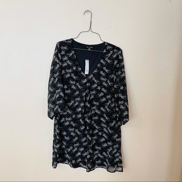 NWT Shooting Star Printed Shift Dress - Picture 1 of 7